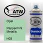 Preview: Opel, Peppermint Metallic, H03: 400ml Sprühdose, von ATW Autoteile West.